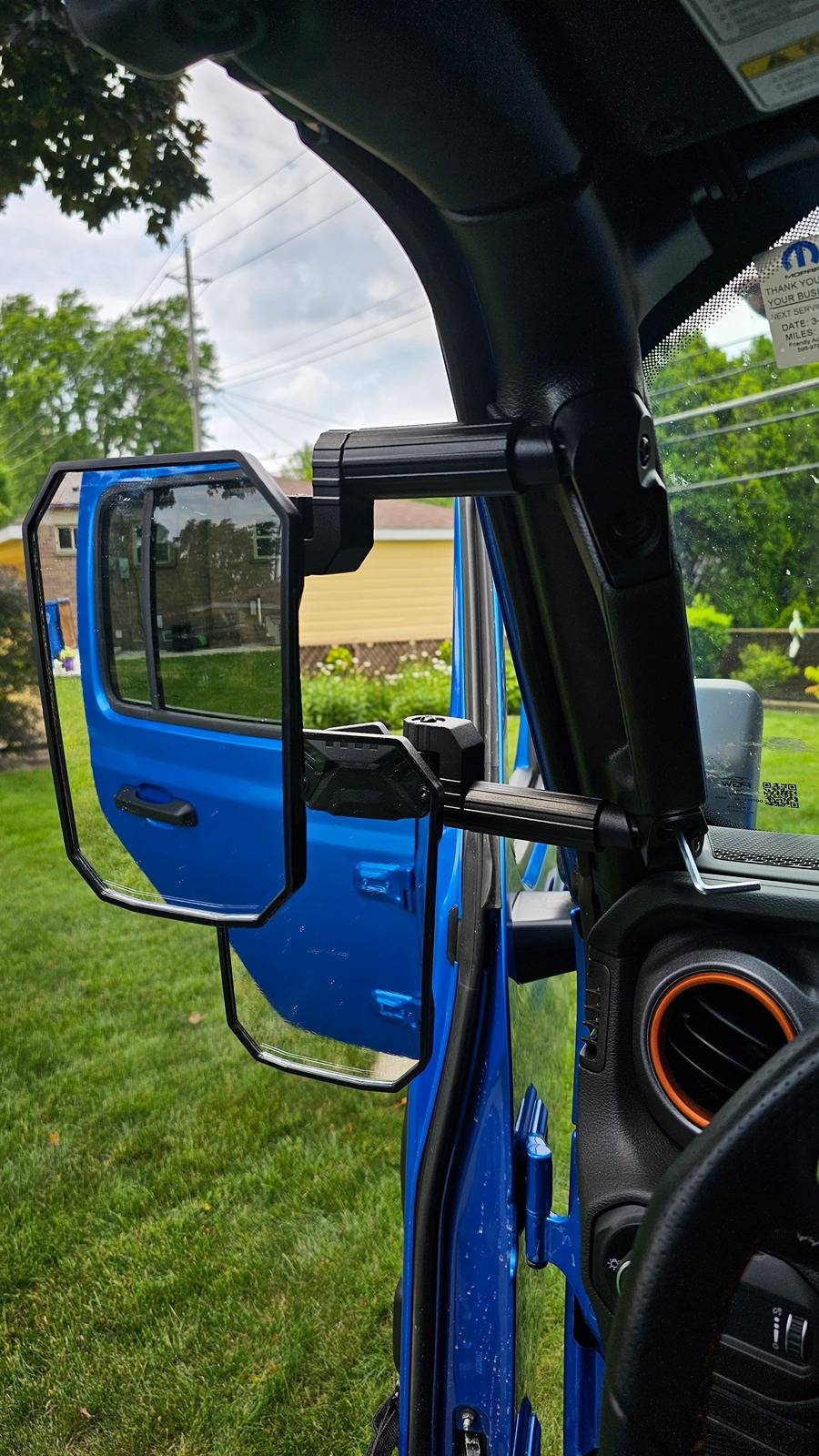 Buling Doors Off Mirrors For Jeep Wrangler JL & Gladiator JT 2018-2024 - Off-Road Ready