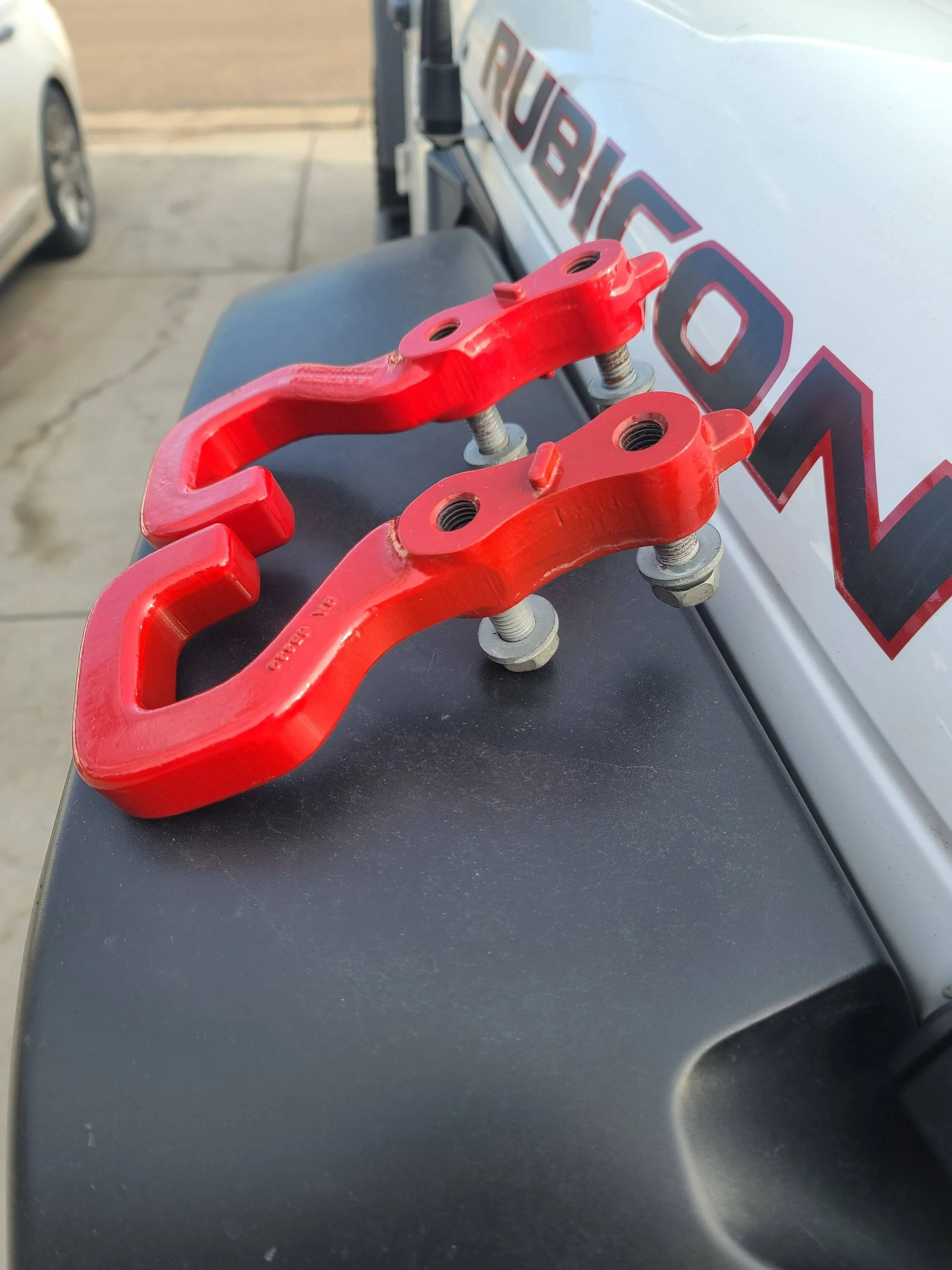 Colorado - Red Rubicon Rear Tow Hooks $55 Free shipping to lower 48 ...