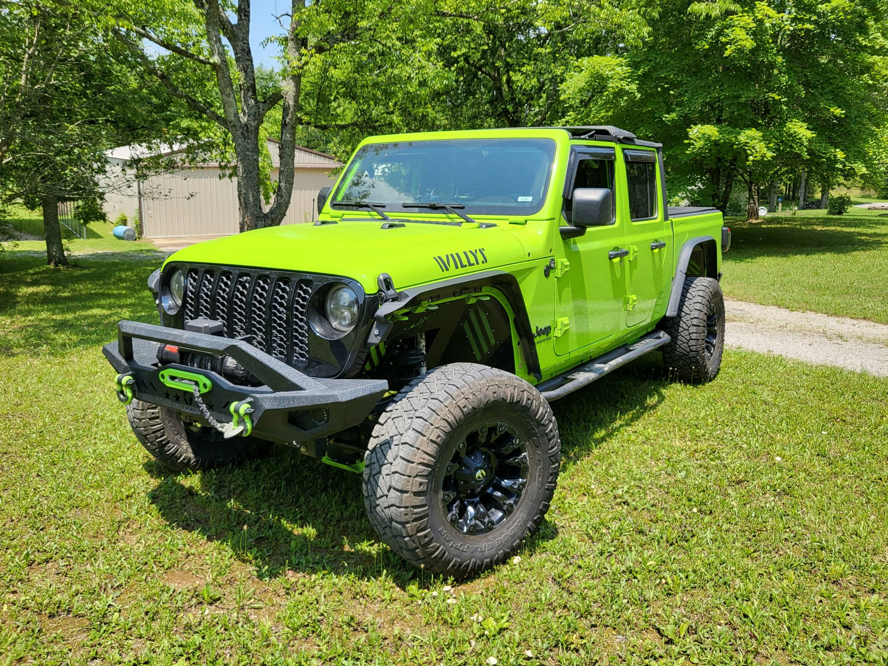 Rugged Ridge Max Terrain Fenders Got Whacked Today | Jeep Gladiator (JT ...