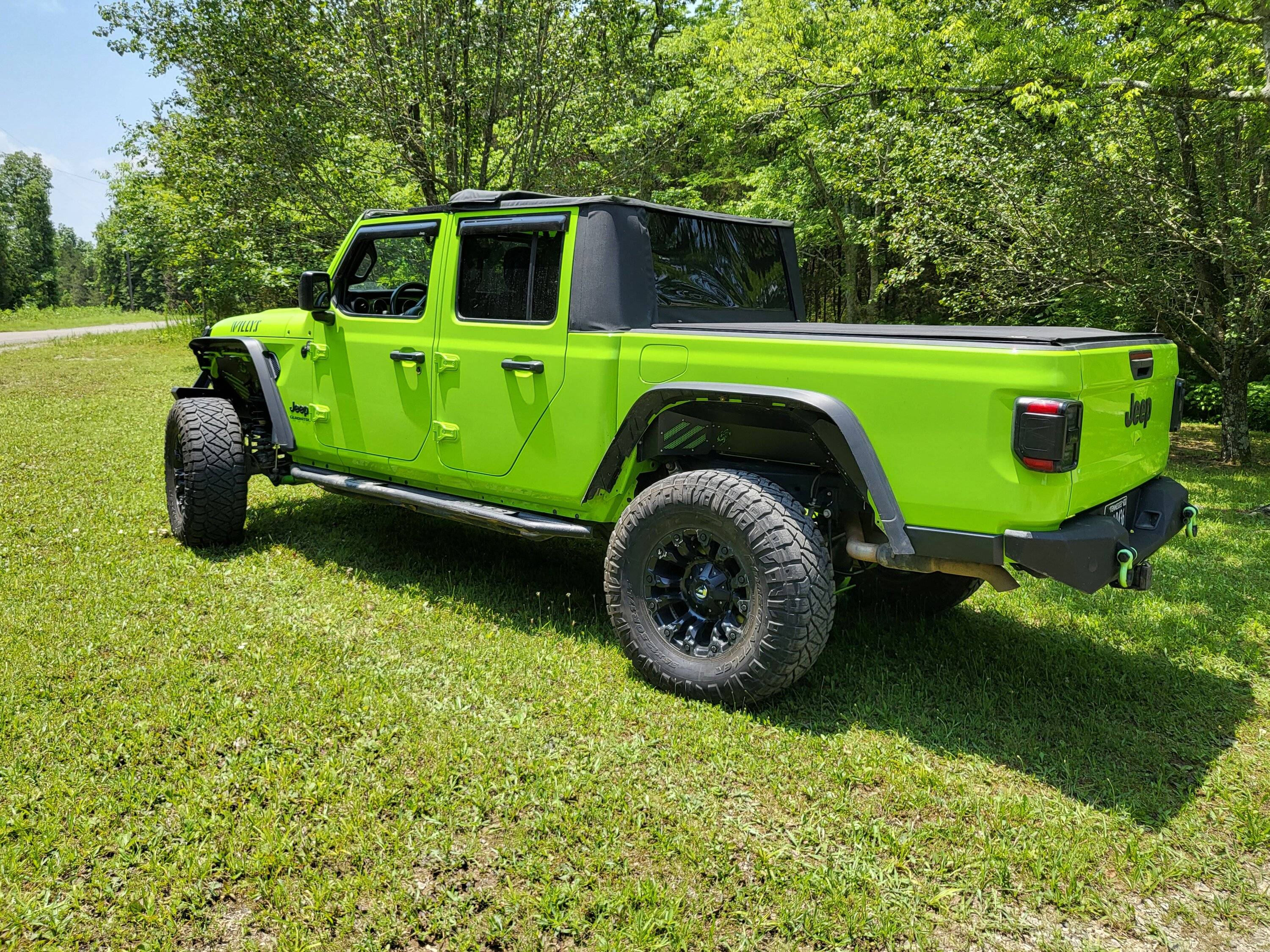 Rugged Ridge Max Terrain Fenders Got Whacked Today | Jeep Gladiator (JT ...