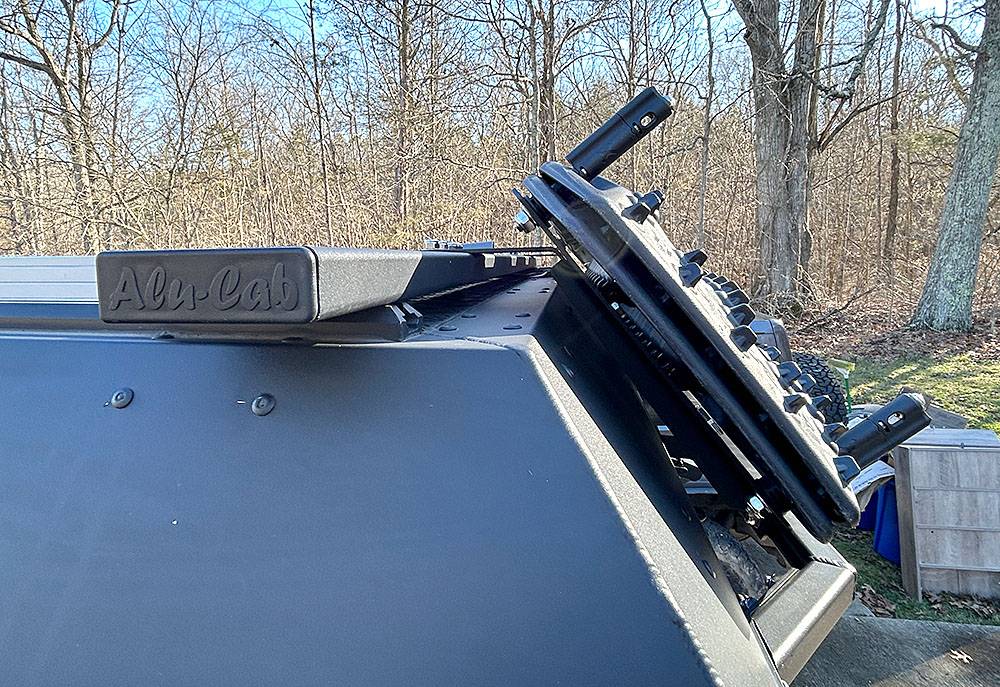 Alu-Cab Canopy Camper Upper Rear Accessory Brackets for Maxtrax, tools ...