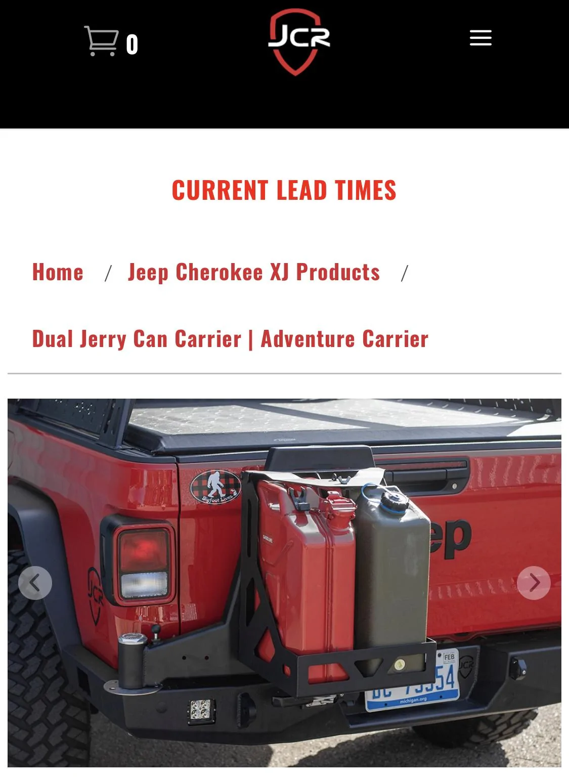 JCR vs Expedition One Jerry Can Mount Jeep Gladiator (JT) News