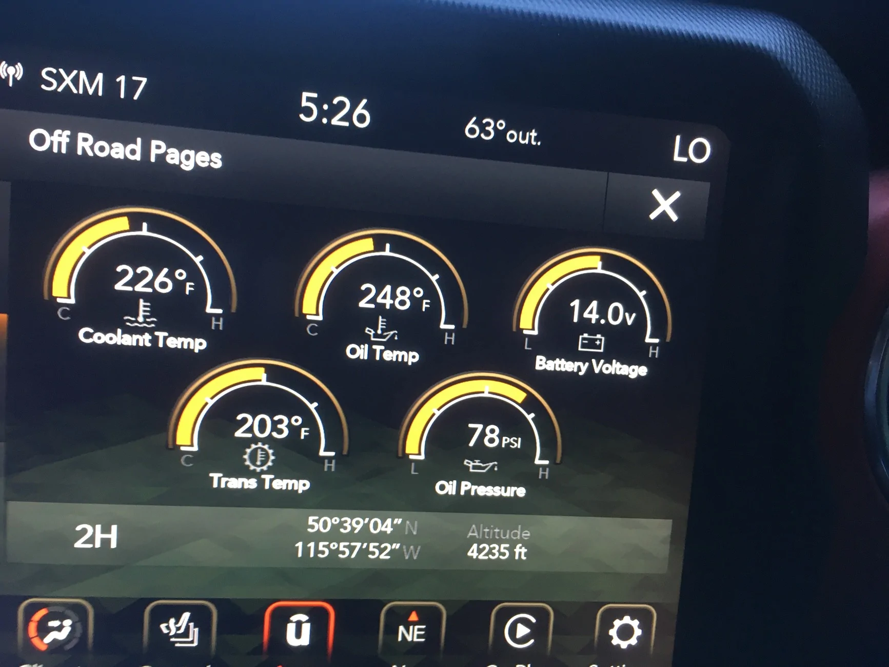 Jeep Gladiator Oil / Coolant Temp Gauge Behavior 1757988674483-4s