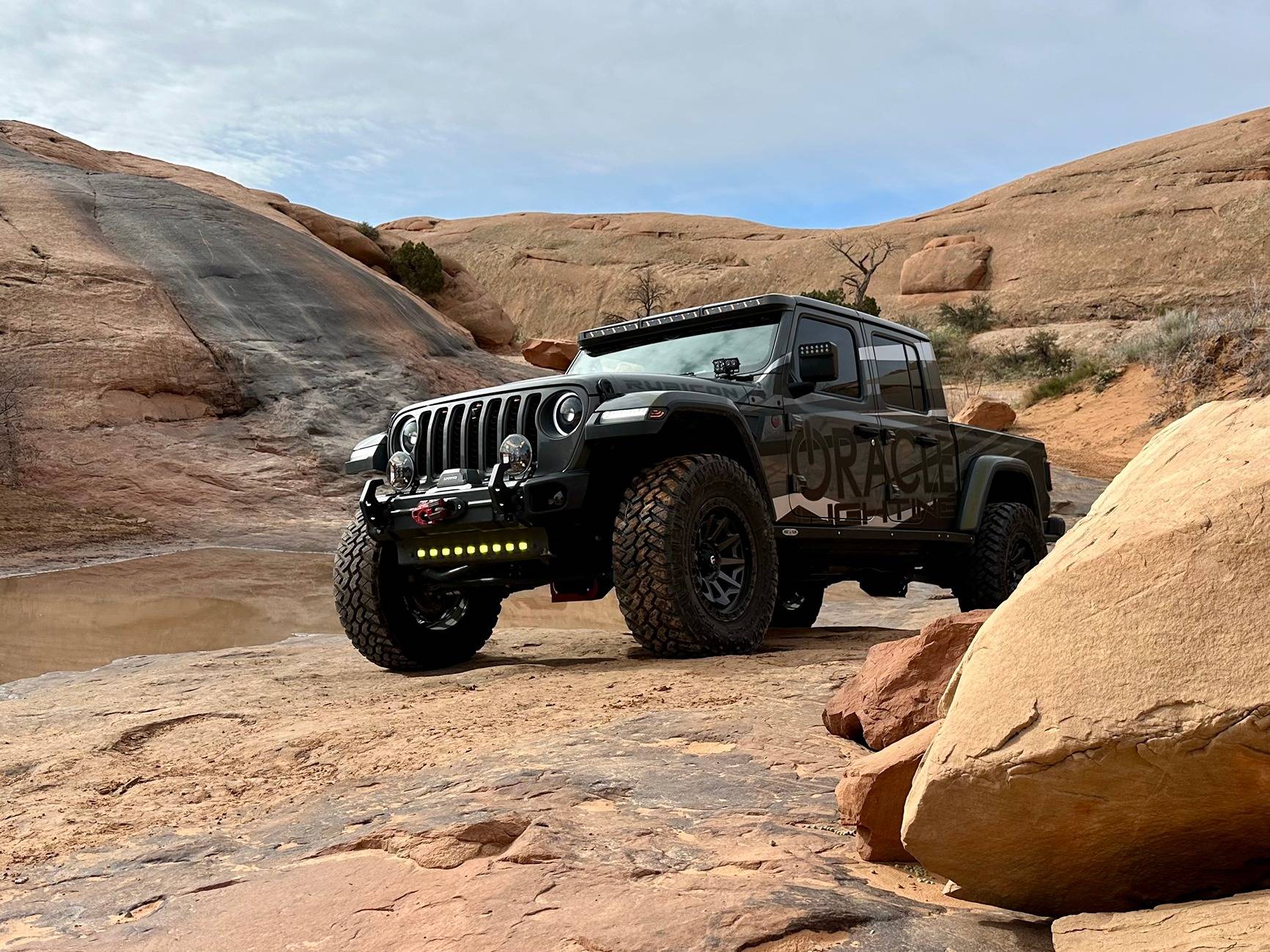 Jeep Gladiator [UPDATE] Group Buy Members-Exclusive: ORACLE Lighting JL/JT Integrated Windshield Roof LED Light Bar ORACLE_Lights_Moab1
