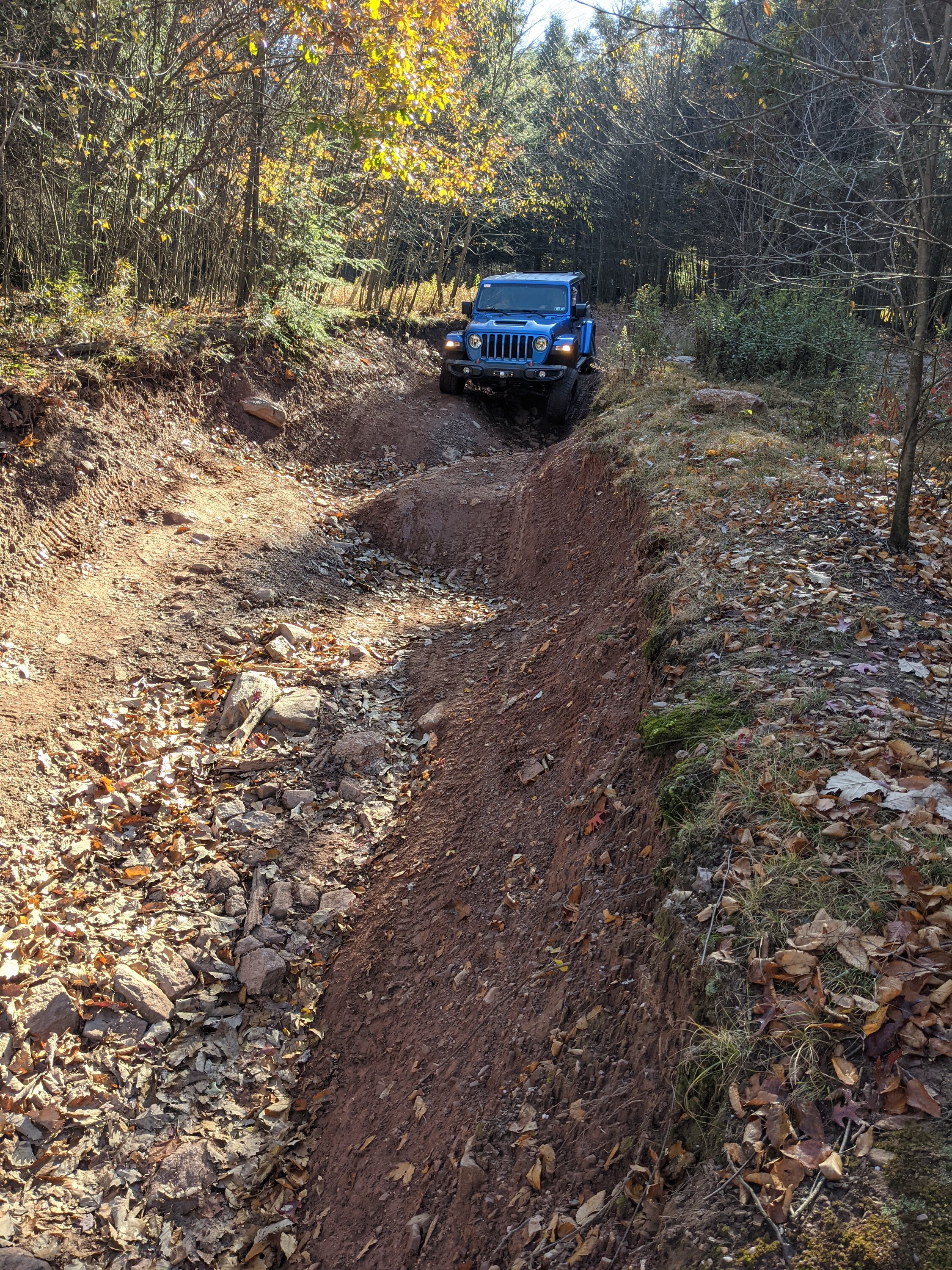Jeep Gladiator Fall run at Rausch Creek 10/22 PXL_20221022_143329730