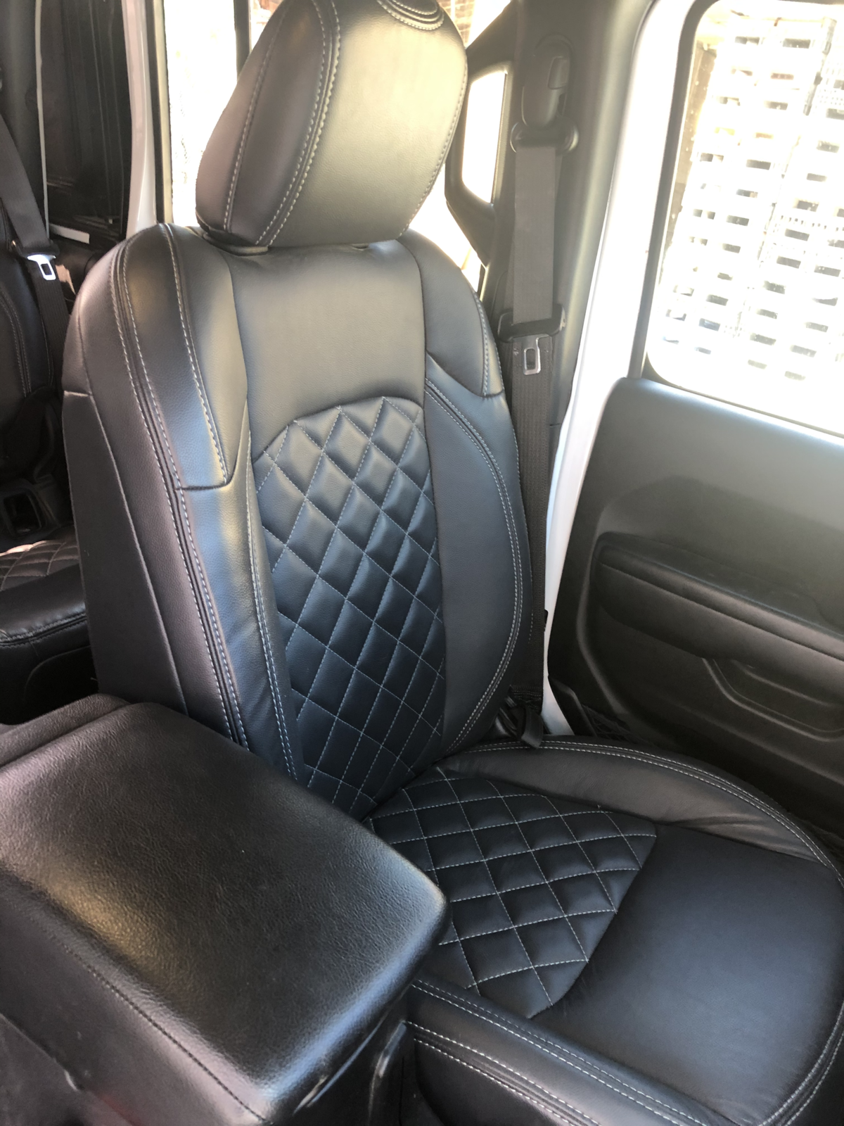 FOR SALE Road Wire Leather Seats + Installation 1,500. Local Michigan only Jeep Gladiator