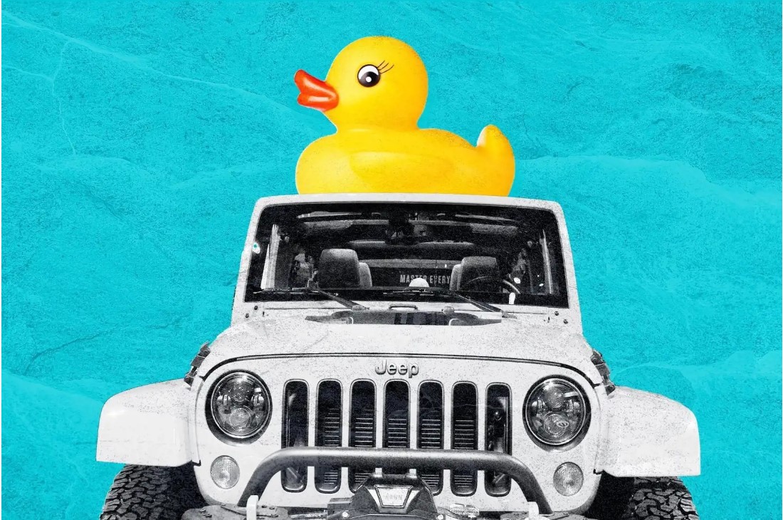 Jeep Gladiator Ducking Jeeps! Rubber Ducky
