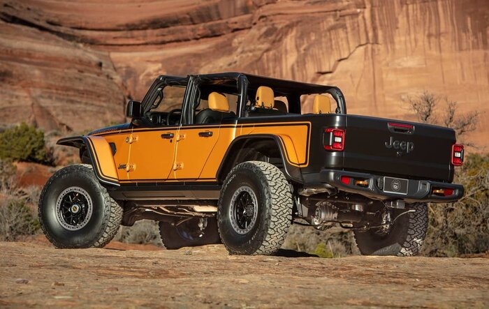 Official Reveal: Jeep Gladiator Rubicon High Top Concept + 3 Other Jeep Concepts at 2024 Easter Jeep Safari