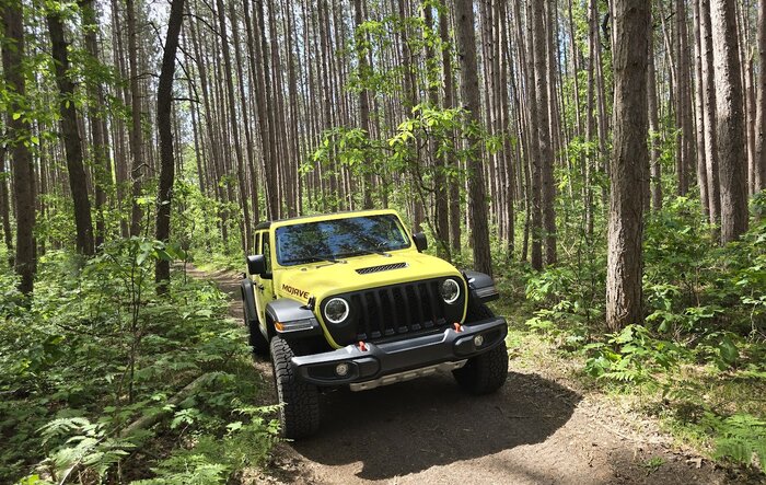 Northern Lower Michigan camping trip with 2023 Mojave Gladiator
