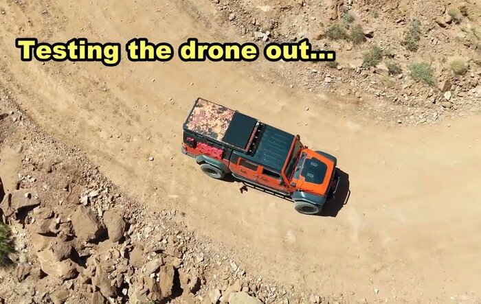 Pucker Pass Moab Video via DJI Mini 4 Pro