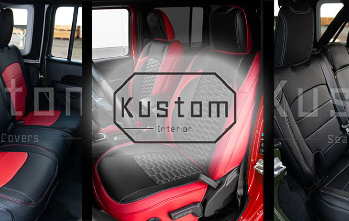 2019-Up Jeep Gladiator Custom Leather Seat Covers by Kustom Interior
