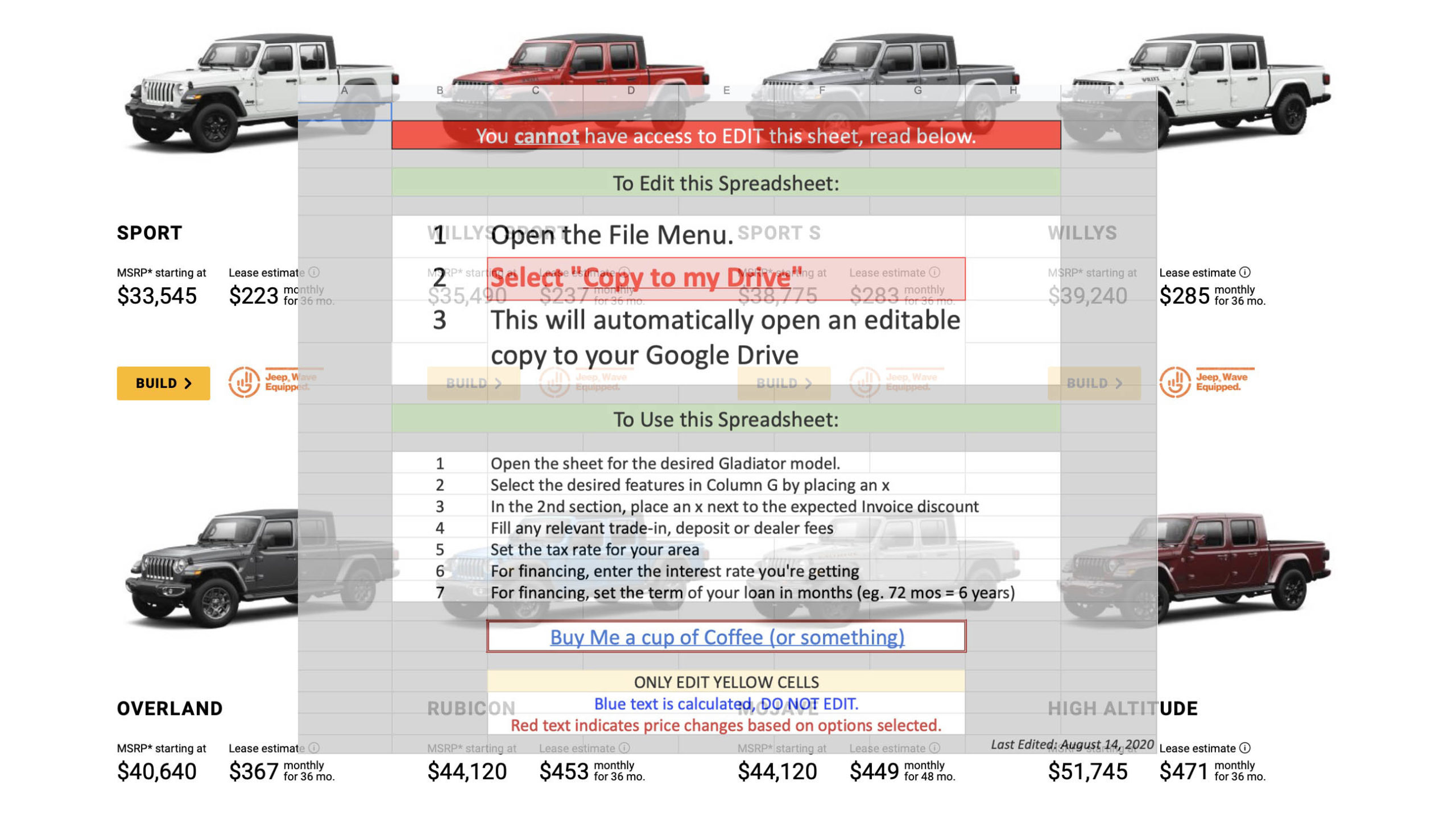 Jeep Gladiator Service Schedule